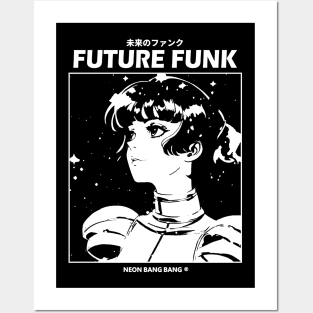 Future Funk Vaporwave Manga Aesthetic Posters and Art
